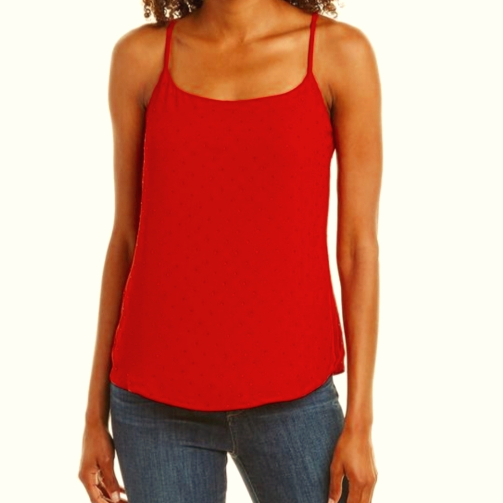 *SOLD* Bailey 44 Red Tank Rhimstones